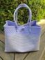 Preview: Braided Shopping Bag Jumbo - purple white